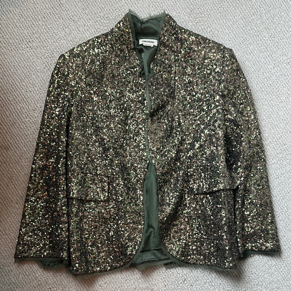 Zadig & Voltaire Sequin Embellished Jacket